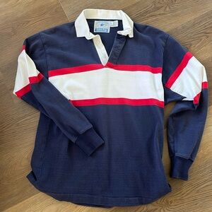 Lands End vintage rugby pullover